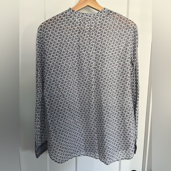 Scotch & Soda: Women’s Button-Up Shirt Blouse Blue White Pink: Size US 4 - Picture 4 of 9